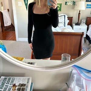 H&M black sparkle dress